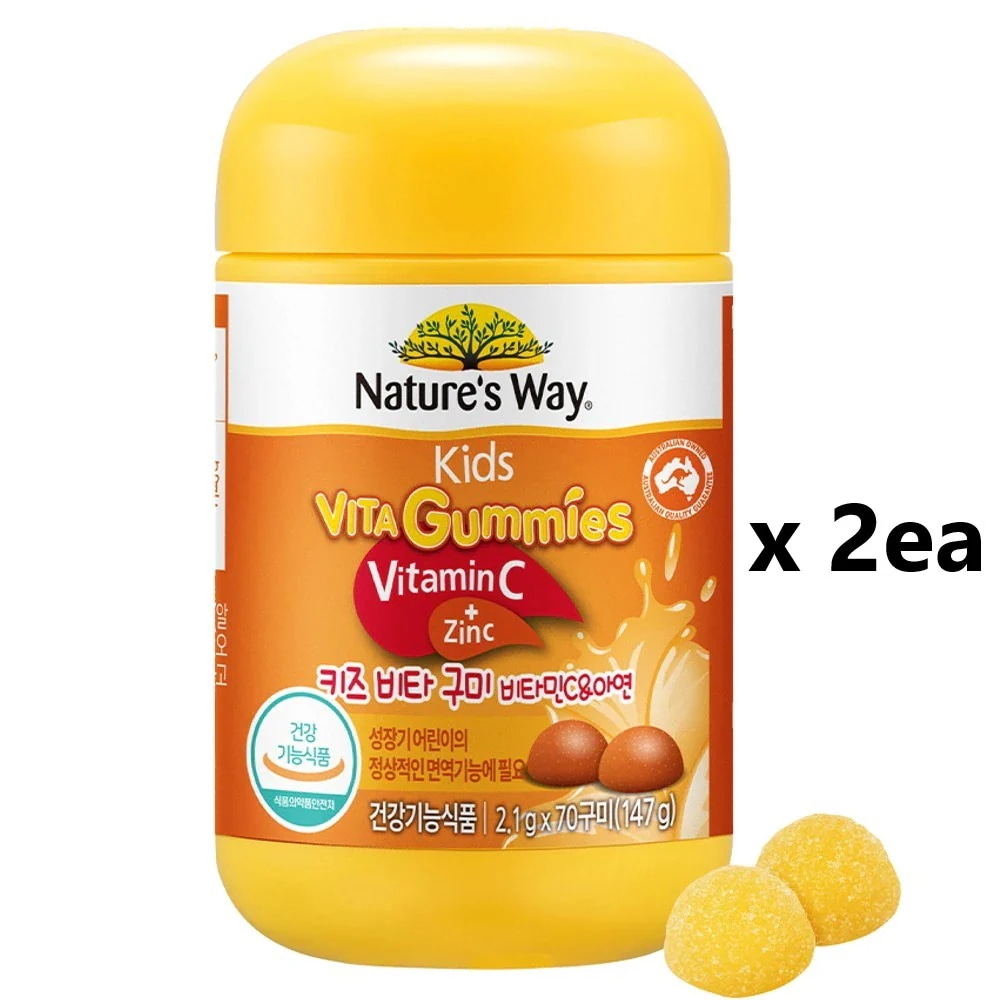キッズ ビタグミ ビタミンC & 亜鉛 (70錠 x 2ea)