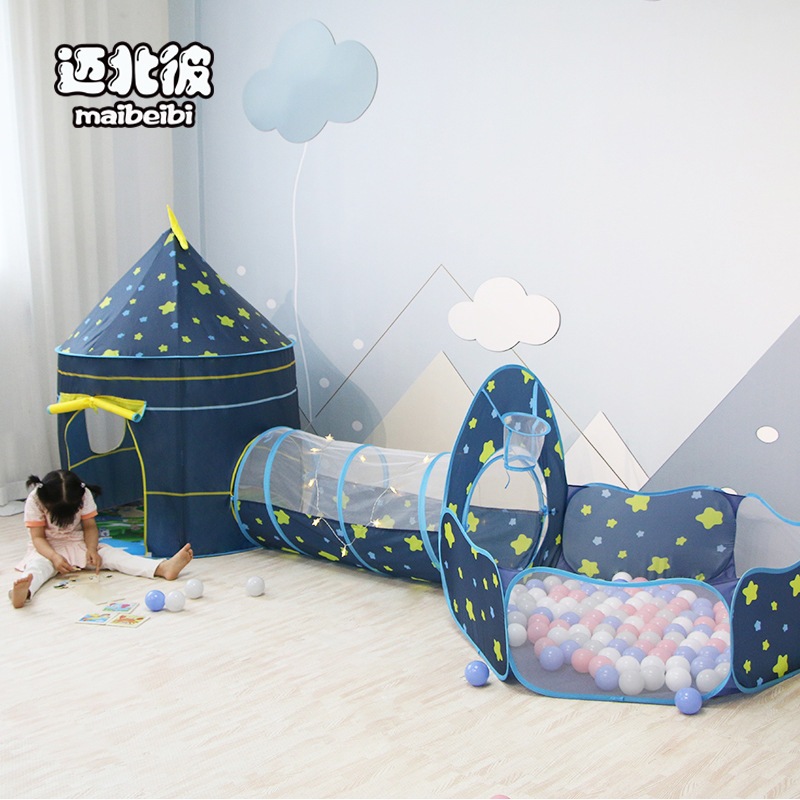 子供向けテントゲームハウス屋内オーシャンボールプールトンネルベビードールハウスチルドレンズテントセット