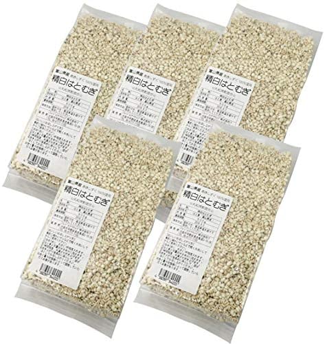 ヨクイニン 精白はとむぎ 500g 5袋 国産 丸粒挽割混合 はと麦 ブランド ねこ 犬 手作り食にも