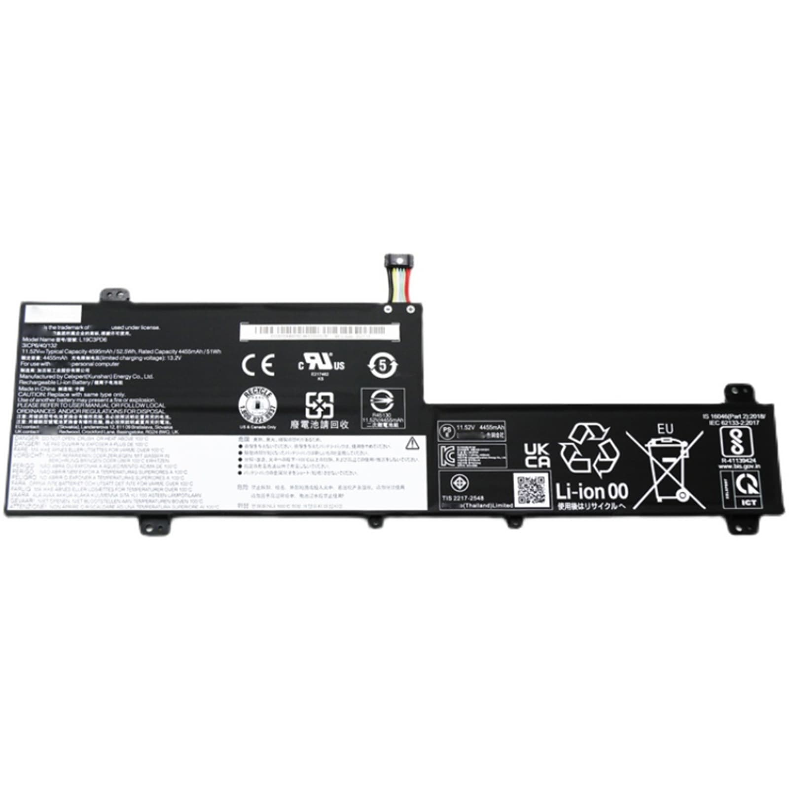 L19C4PC2 電池・Lenovo/ThinkPadノートパソコン互換 52.5Wh/4595mAh IdeaPad Flex 5 14 Flex 5 14IIL05 L19L3PD6 L19M3P
