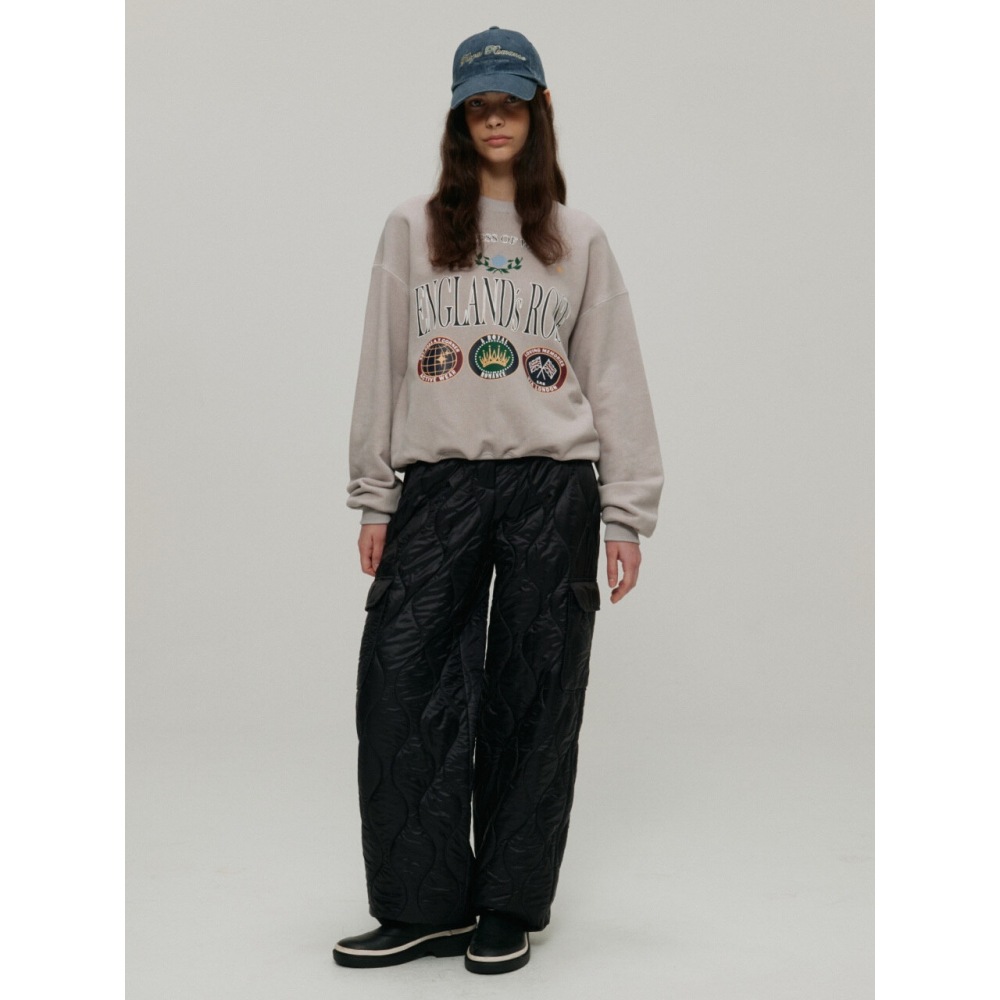 atcornerキルティングポケットパンツブラック（AEPA3F005BK） 17,570円