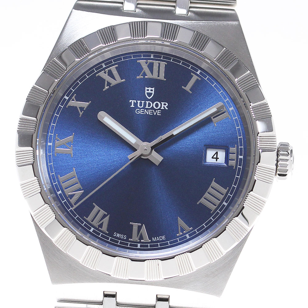 チュードル TUDOR 28500 ロイヤル デイト 自動巻き メンズ 美品 保証書付き_840837【中古】