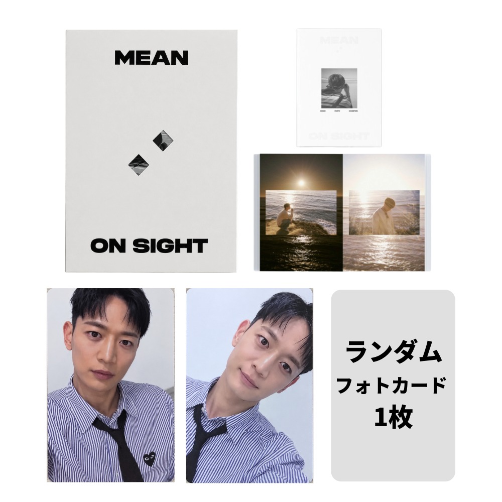 【韓国限定】 MINHO PHOTO EXHIBITION MEAN on sight フォトブック SHINee ミンホ 写真集 公式グッズ