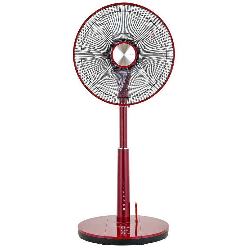 おおたけ　フルリモコン式DCリビング扇風機 ［DCモーター搭載 /リモコン付き］ レッド　GF-DC324FR-R