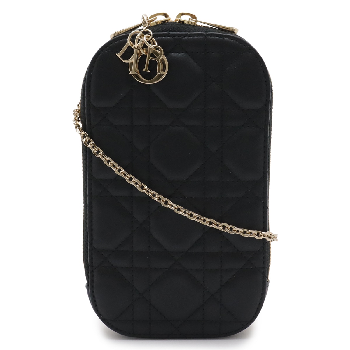 レディディオール Callin Dior コーリンディオール フォンホルダー スマホケース レザー ブラック