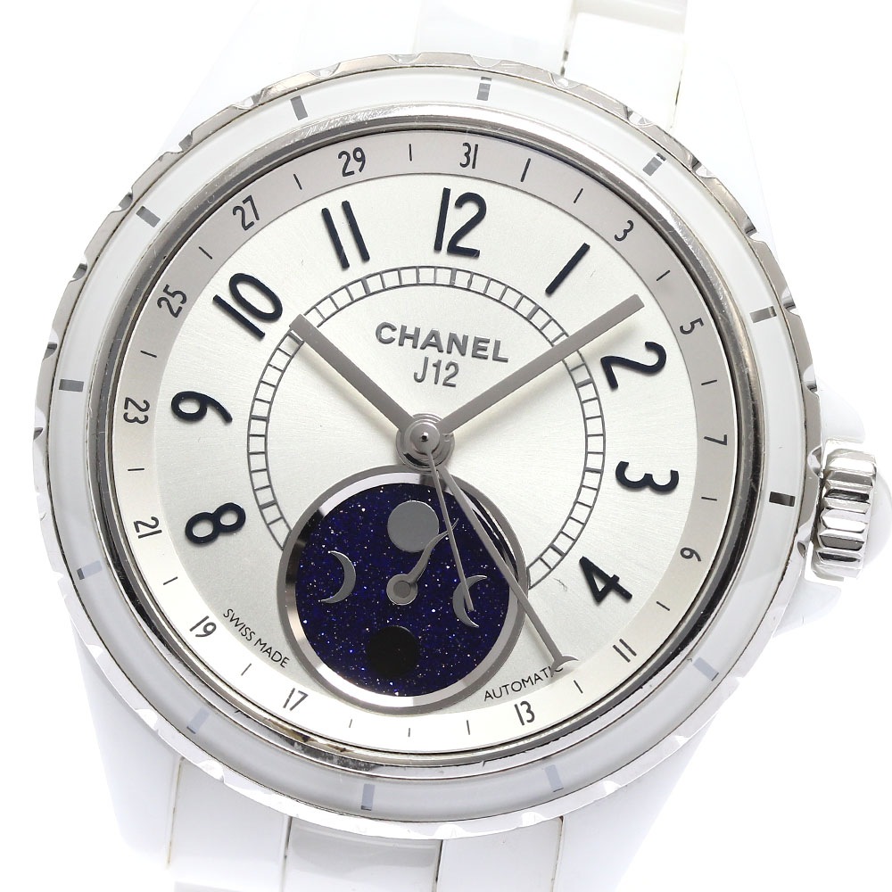 訳あり シャネル CHANEL H3404 J12 ファーズ ドゥ リュヌ ムーンフェイズ 自動巻き メンズ _880349【中古】