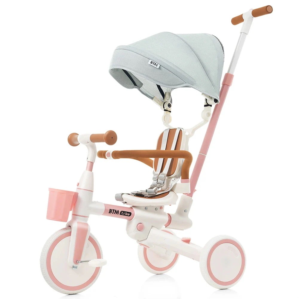 【国内即日発送】子供用三輪車 7in1 舵取り 多機能 手押し棒 カバー おしゃれ座面回転 自転車 キックバイク おもちゃ 誕生日 プレゼント こどもの日 お祝い クリスマス ギフト 1歳 2歳 3歳