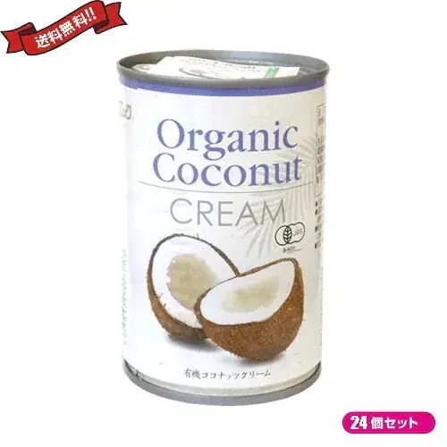 ココナッツクリーム ココナッツミルク 乳製品 豆乳 アレルギー 有機ココナッツクリーム 400ml