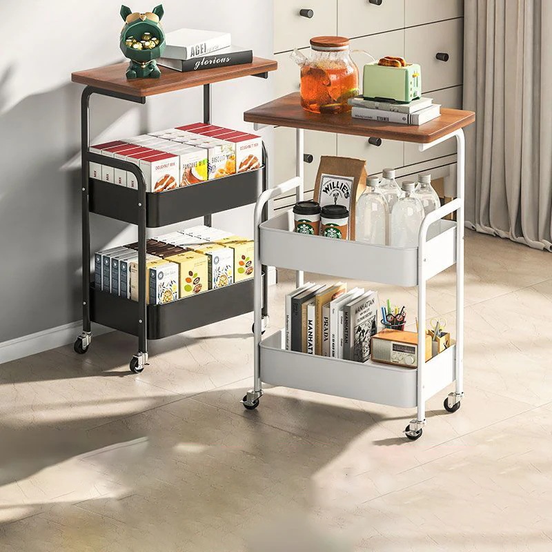 収納ワゴン　キャスター付き　収納棚　収納ラック　ワゴン　選べる３色　移動自由棚　キッチンワゴン　収納ボックス　キッチン収納ワゴン