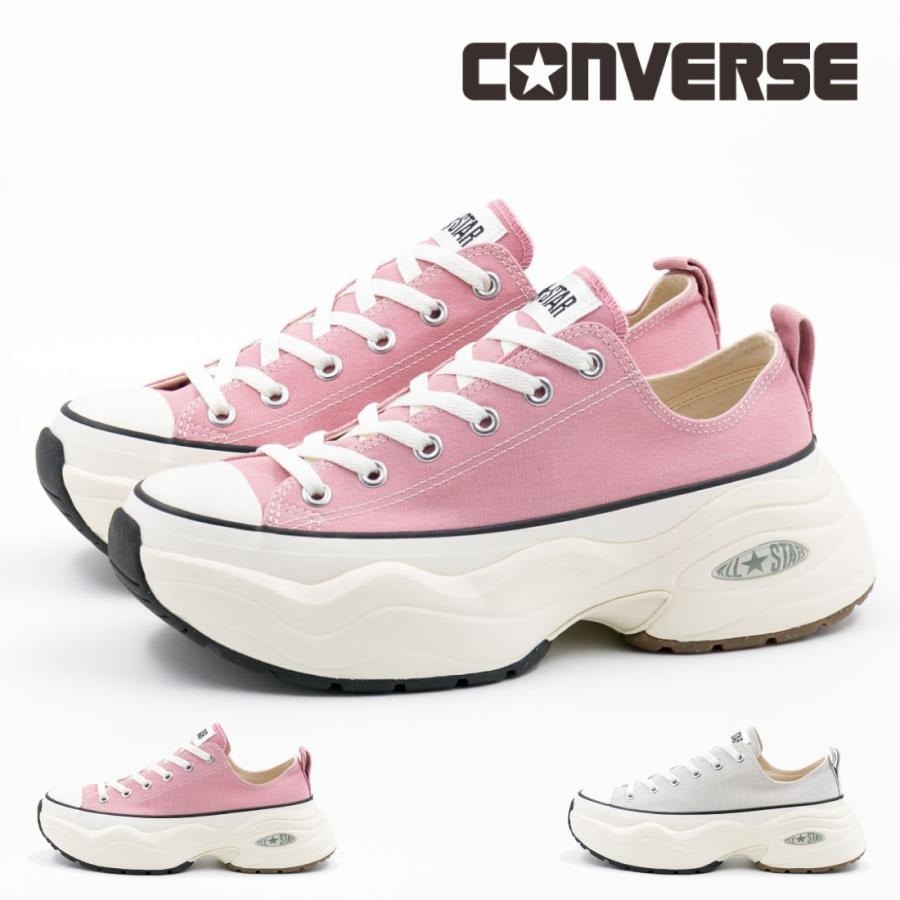 レディース スニーカー オールスター (R) サージトレーナー OX ローカット 厚底 シンプル 軽量 軽い