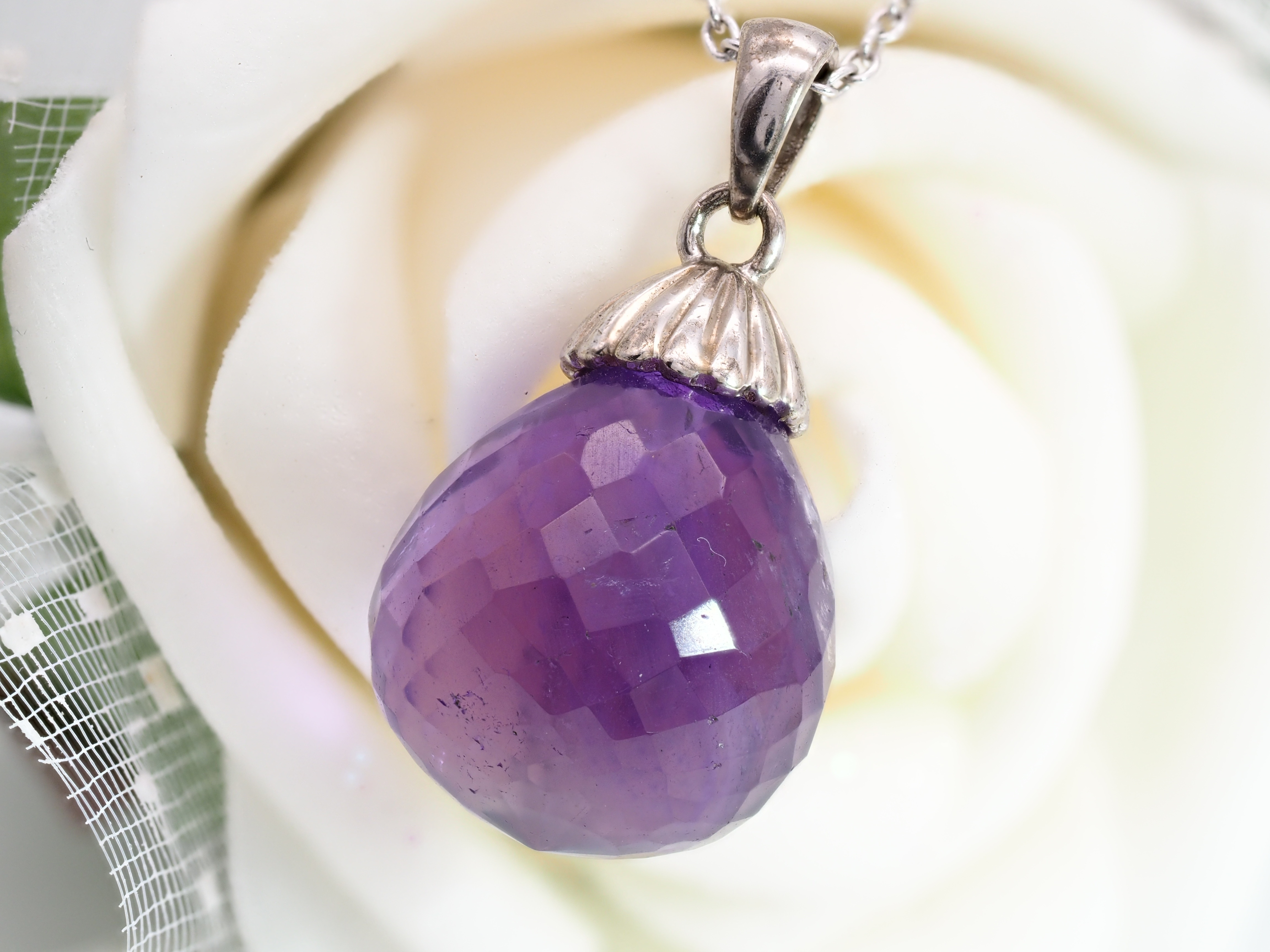 天然 アメジスト ネックレス 大粒 ナス 茄子 数量限定 宝石 ジュエリー 上品 華奢 ジュエリー ペンダント 誕生日 バレンタイン 宝石 貴金属 ジュエリー 冠婚葬祭