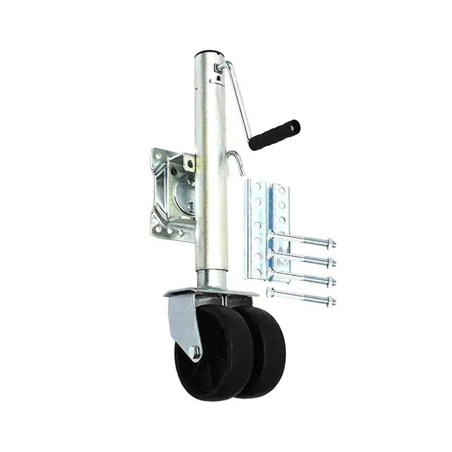 トレーラージャッキ 普通トレーラー用 荷重1500LBS / 680kg ダブルタイヤ仕様