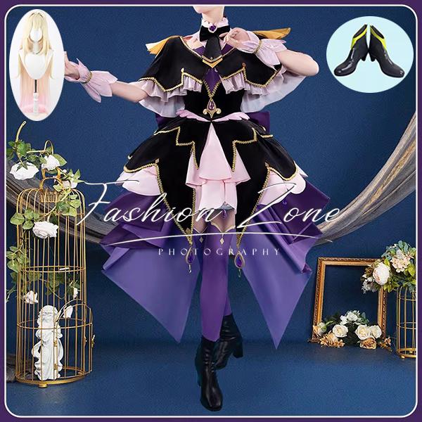 名探偵プリキュア風 森亜るるか コスプレ衣装 ウィッグ 靴 cosplay ハロウィン 演出服 変装