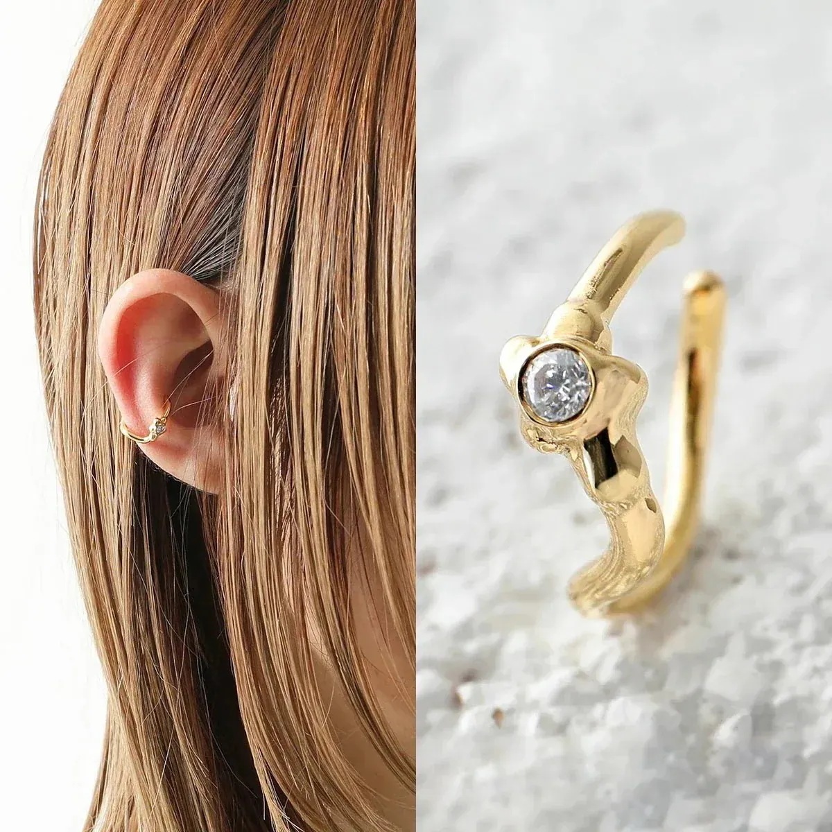 MARIA BLACK マリアブラック イヤーカフ Iris Earcuff アイリス 200158YG レディース 片耳販売 ジルコニア イヤカフ アクセサリ 【mega】 5,417円