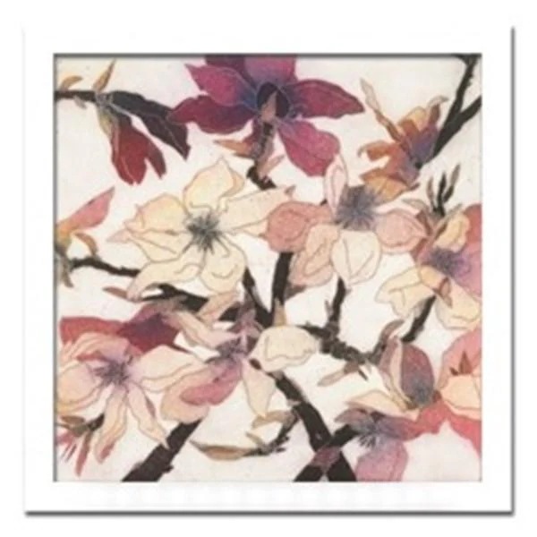 アートパネル 額 フレーム おしゃれ 絵画 モダンアート 壁掛け ウォールデコレーション Jenni Christensen Magnolias XX 507x507mm