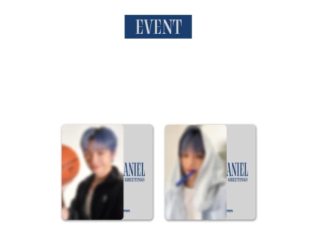 [メガ割] KANGDANIEL 2025 SEASONS GREETINGS X FROMMSTORE 予約販売トレカフォトカード特典付き