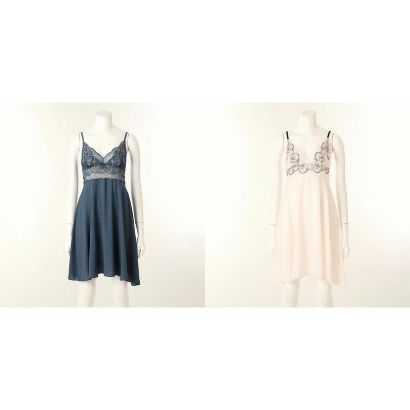 25AW ブラックラベル シフォン 女性 フルスリップ VFSB645CSG