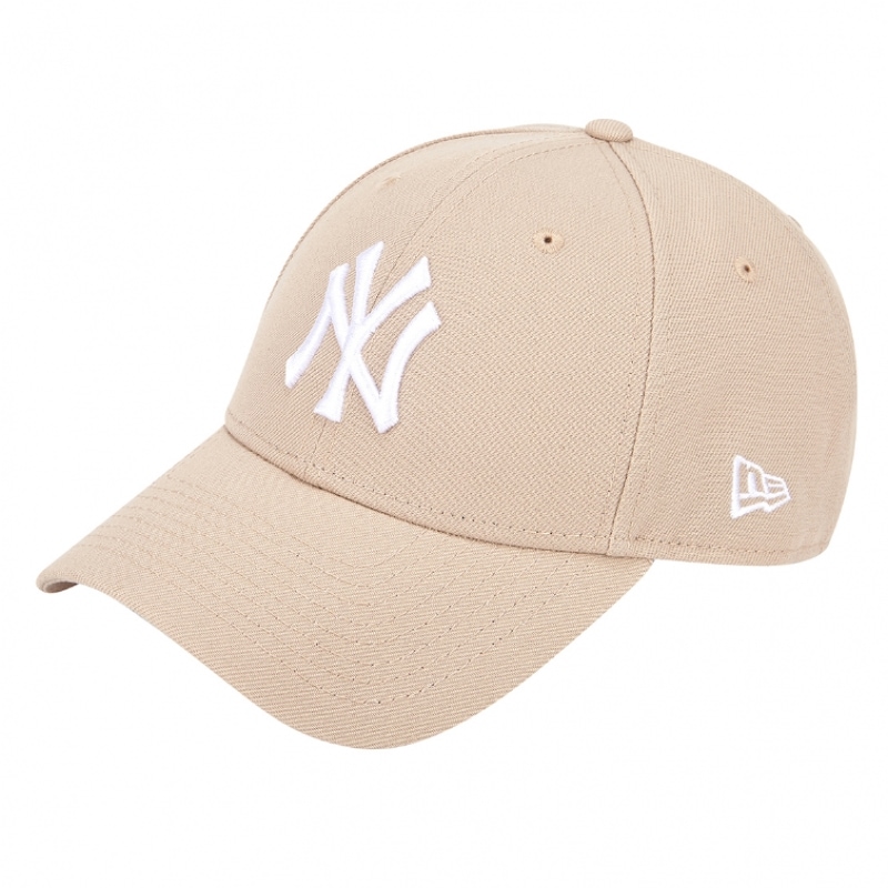 NEWERA 940 MLBベーシックニューヨークヤンキースボールキャップベージュ/13086374
