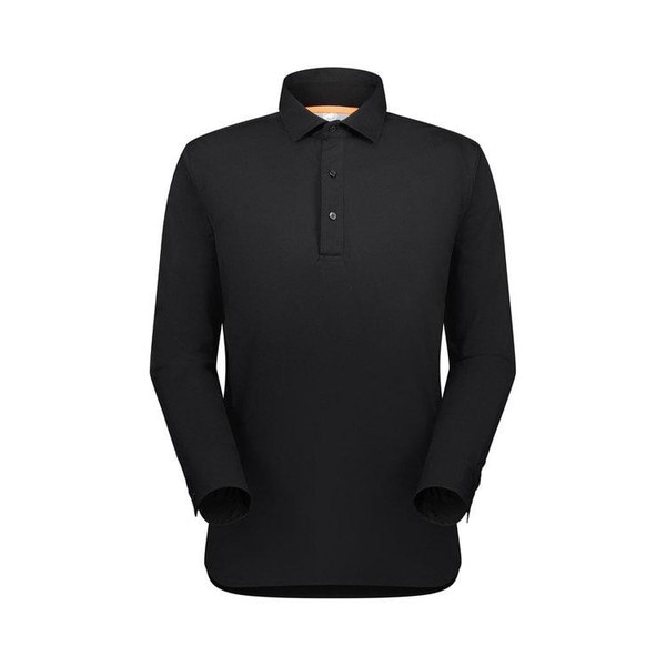 マムート MAMMUT Active Polo Longsleeve Shirt AF Men 1015-01250-0001 （サイズはユーロ表記）長袖ポロシャツ メンズ