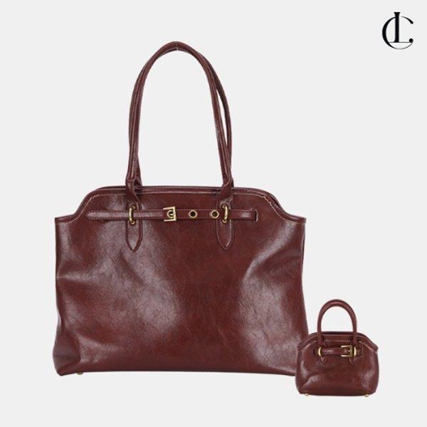 女性の秋のトートバッグ ショルダーバッグ OLバッグ ミニバッグ贈呈 カジュアルレザーハンドバッグ LCB263