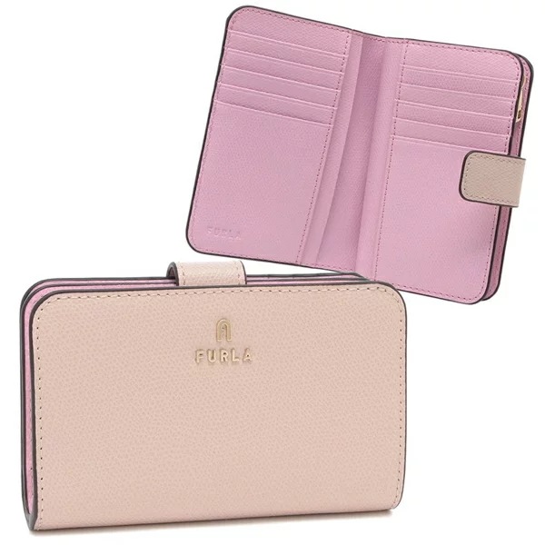 二つ折り財布 カメリア ピンク レディース WP00314 ARE000 4304S