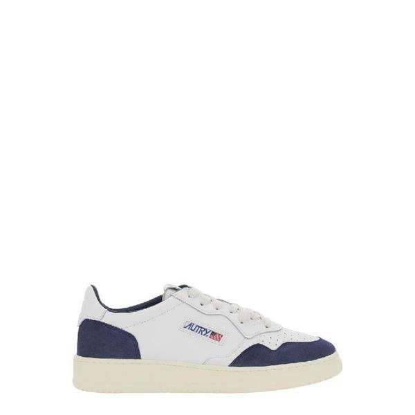 ロースニーカー ホワイト レザー 女性 AULMFT22WHITEDENIM