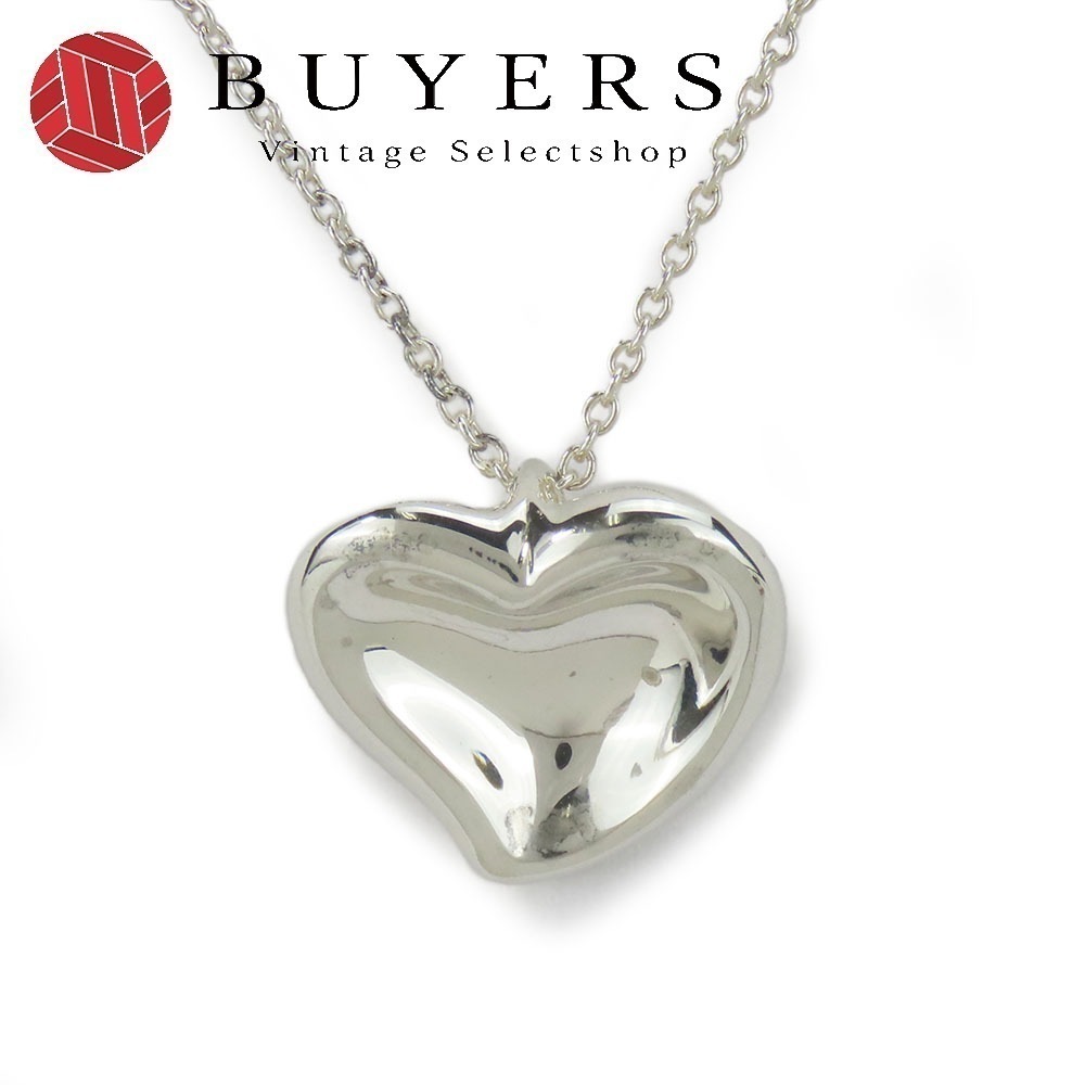中古 ネックレス フルハート エルサペルッティ シルバー925 約4.3g シルバー アクセサリー レディース 女性 12,848円
