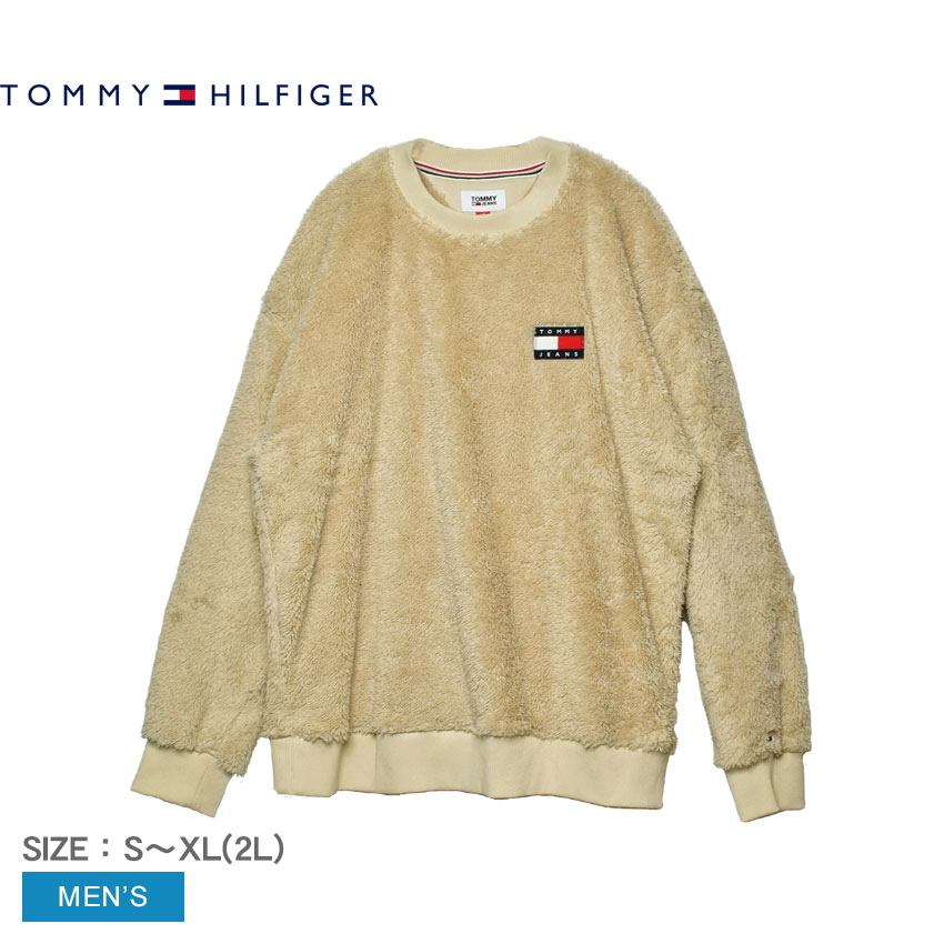 シェルパ フリース バッジ ロングスリーブ 78J3463 メンズ TOMMY HILFIGER トミーヒルフィガー プルオーバー スウェット ブランド ロゴ シンプル カジュアル