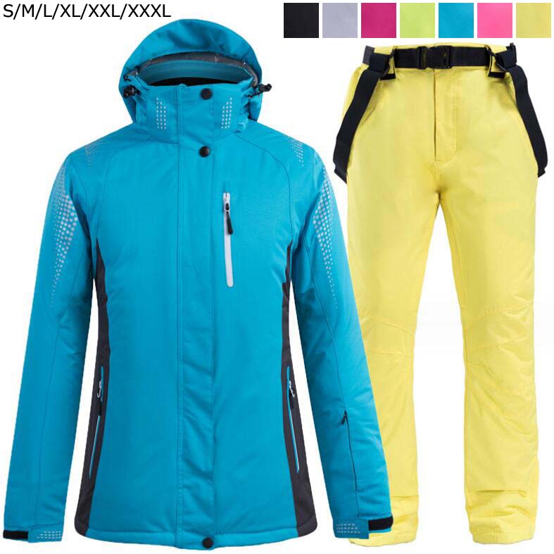新品セール男女兼用 スキーウェア スノボーウェア 可愛い ジャケット パンツ 防寒 カップル お揃い ペアスノーウェア 暖かい メンズスノボウェア 上下セット スノーボード スキー 大きいサイズ ボー