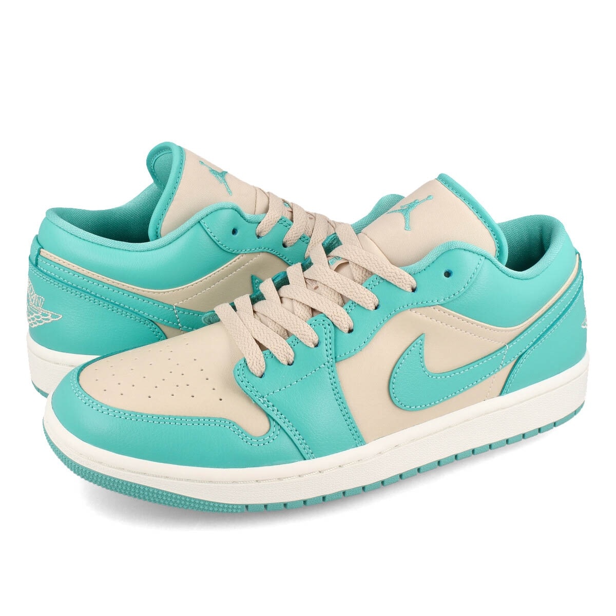 WMNS AIR JORDAN 1 LOW SANDDRIFT/WASHED TEAL/SAIL