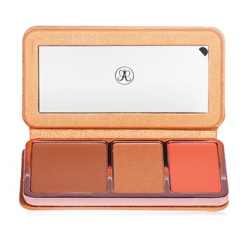 Anastasia Beverly Hills フェイス パレット (1x ブロンザー1x ハイライター1x ブラッシュ) - # コスタリカへ (ミディアム タン)