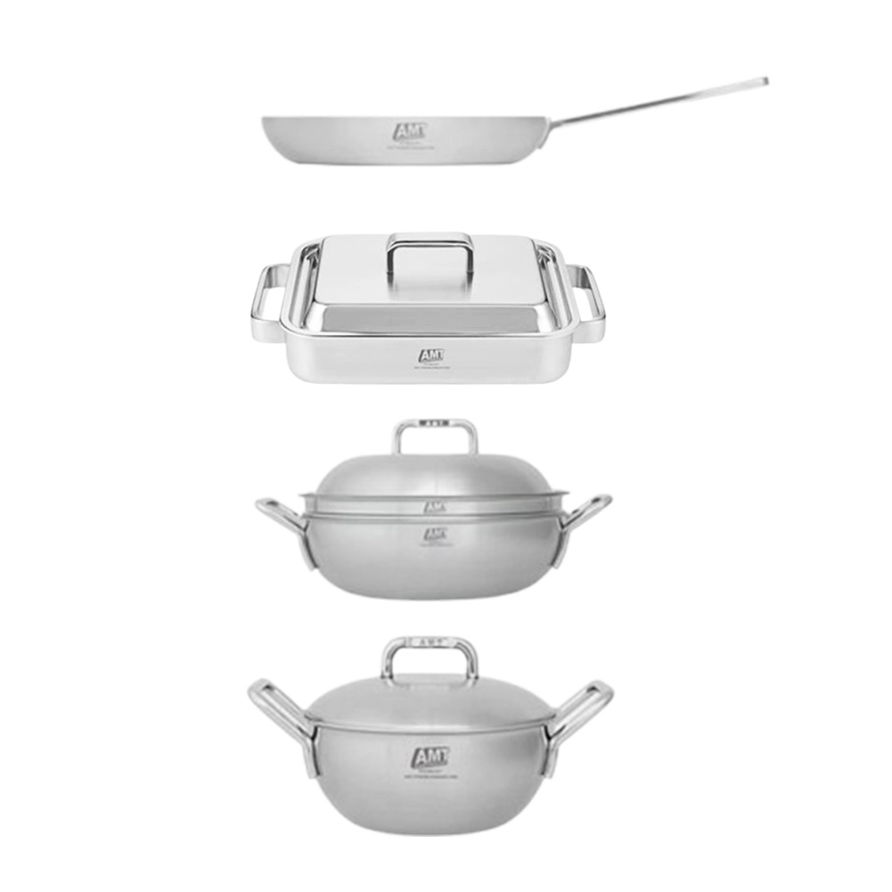 AMT Pan Wok調理器具4個セット [並行輸入]