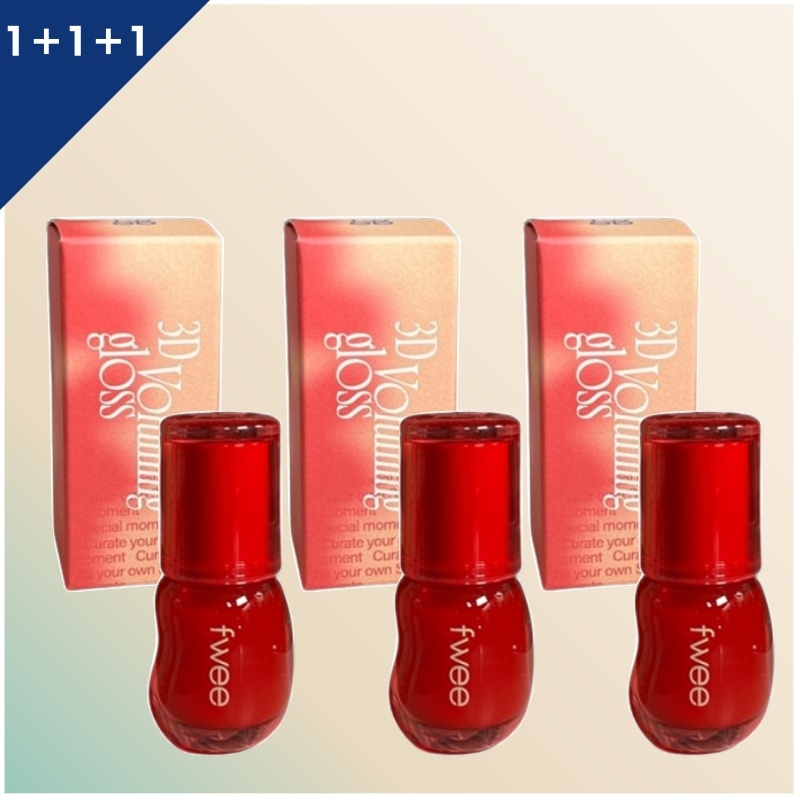 【正規品】【12カラー】【3色 カラーの選択】 3Dボリューミンググロス 5.3g かわいい色味 韓国コスメ 6,273円