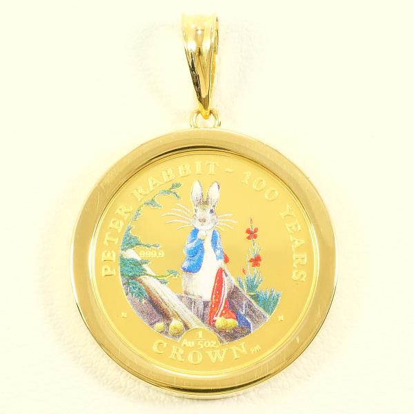 ピーターラビット 1/5oz 1/5オンス コイン ペンダントトップ 中古