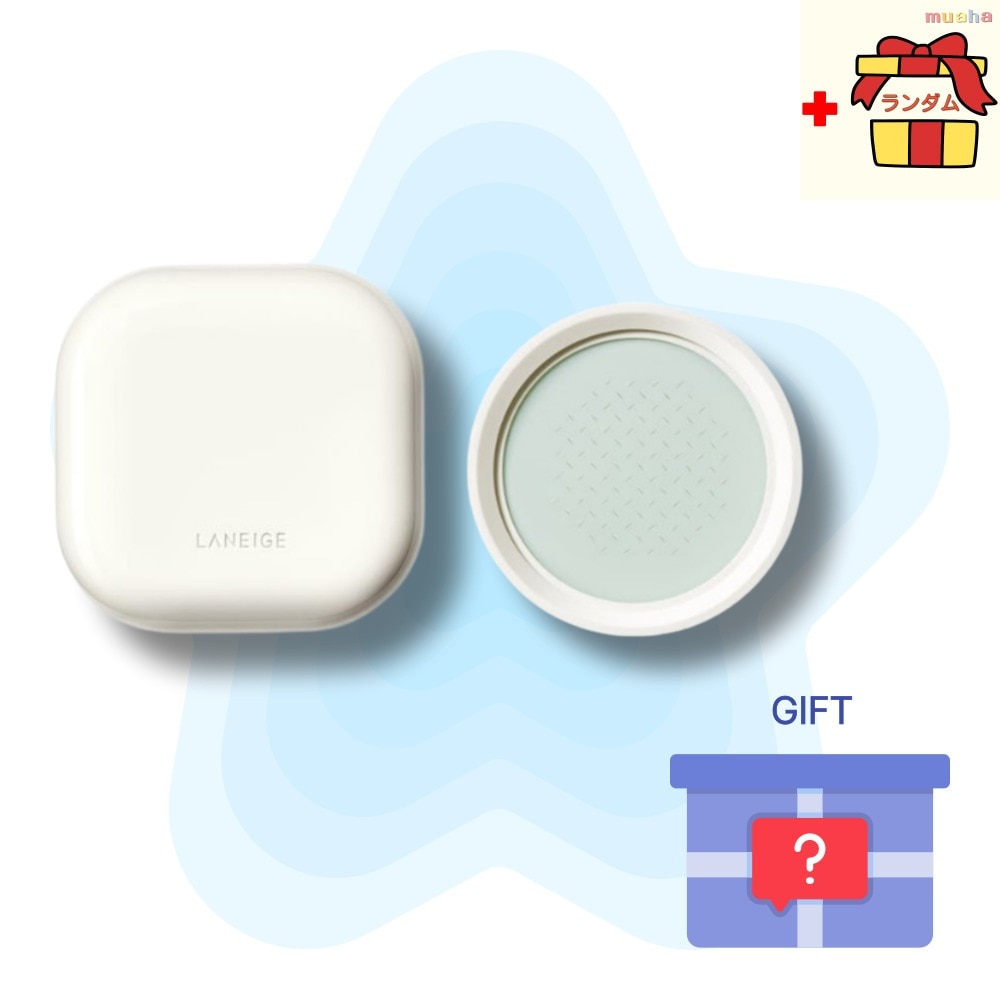 【ダブルセット】ネオ エッセンシャル ブラーリング フィニッシュ パウダー 本品7g＋リフィル7g サラサラ肌パウダー崩れにくいベースメイク 詰め替え付き アモパシ 韓国フェイスパウダー 毛穴ぼかし