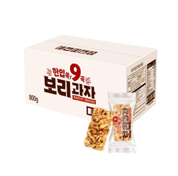 一口ソプ9曲大麦菓子800g2個