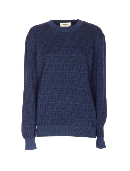 FENDI Women Sweater FZXE39 AYM1F1UKI Blue