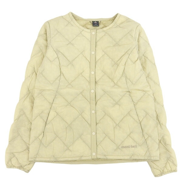 モンベル スペリオダウン ラウンドネックジャケット レディース ダウンジャケット S ナイロン アイボリー Superior Down Round NeckSeries 1101667 RS11016