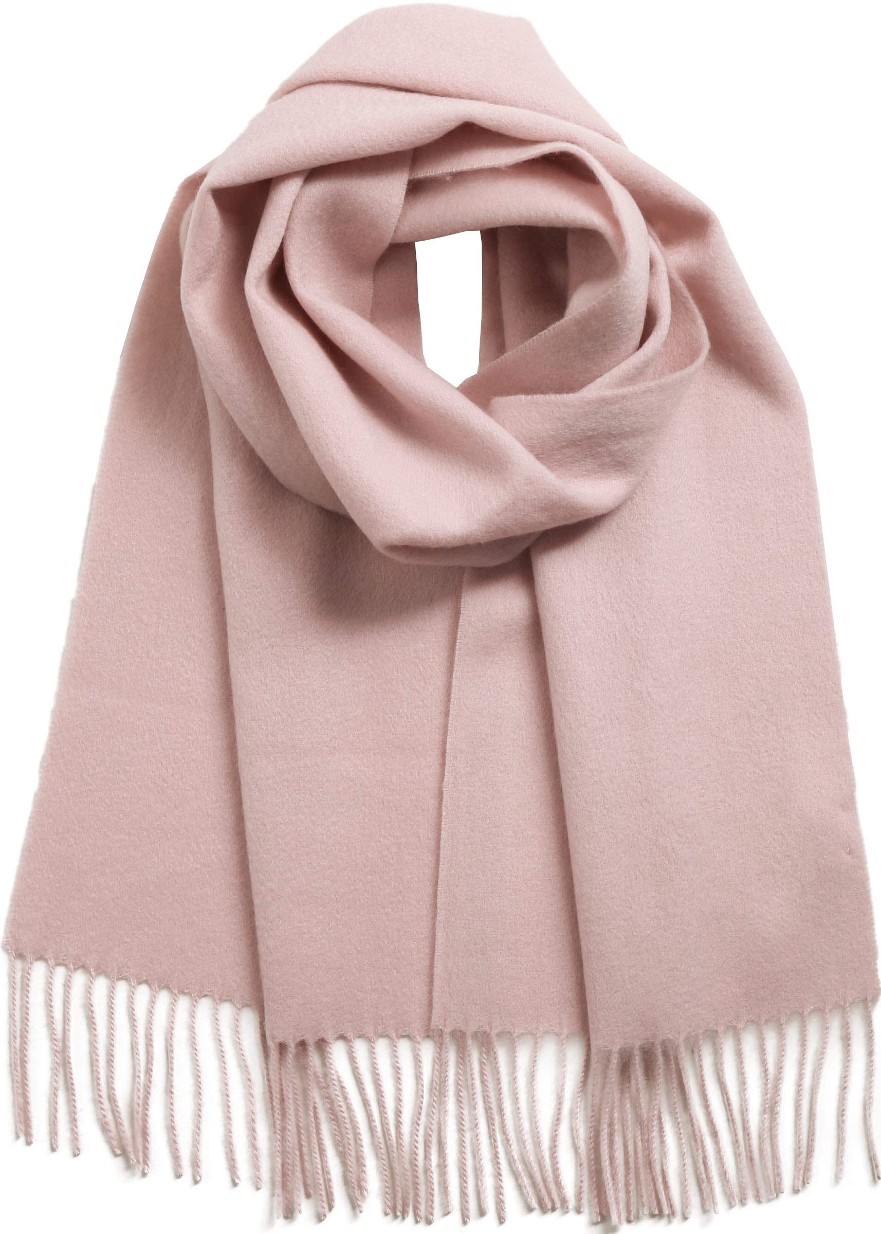 [Filomo] カシミヤ マフラー 100% レディース メンズ 【16色展開で自分にもギフトにも】 (ピンクベージュ)