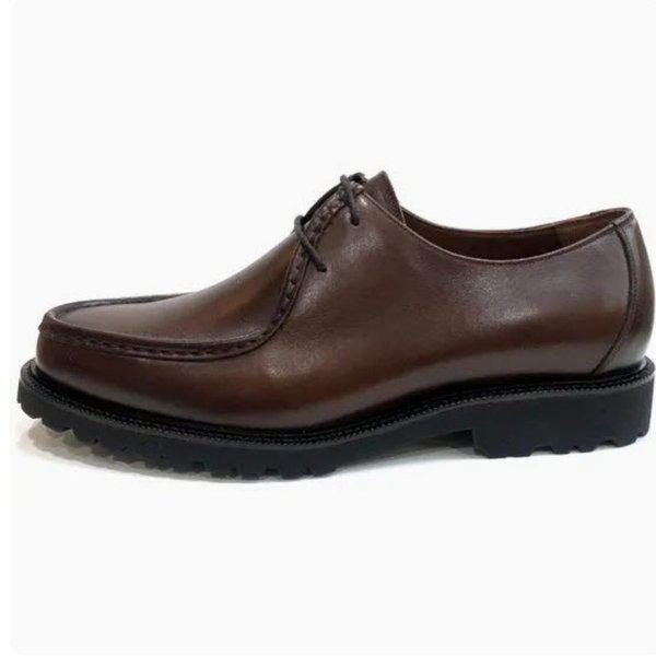 [] 男性クリッパー ダービーシューズ 3CM(EQCSHD406BR) [P003747073] 26,658円