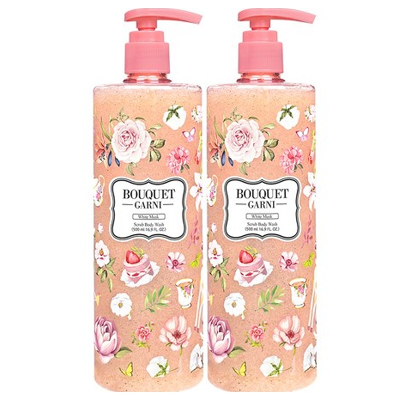 スクラブ ボディウォッシュ ホワイトムスク 500ml x 2個