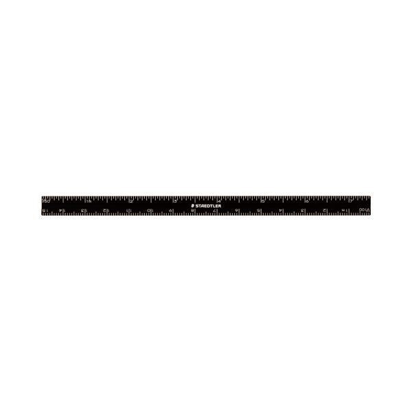 （まとめ） ステッドラー 高精度三角スケール スリム 15cm マットブラック 561 7-9 1個 8セット