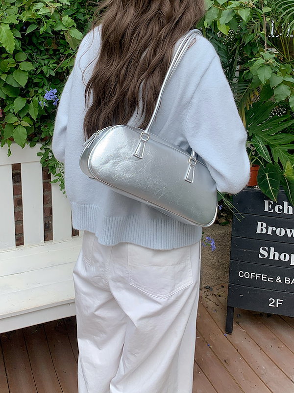 Qoo10] 2025 人気 ショルダーバッグ 横長ボ