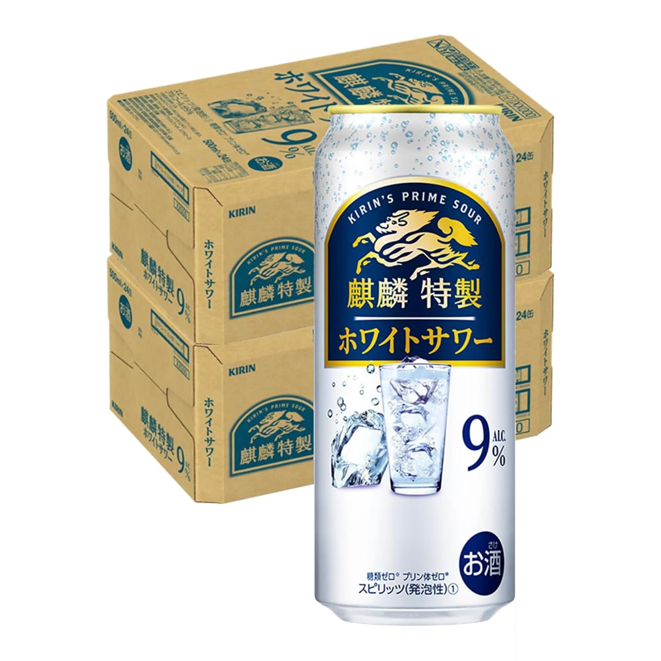 キリンザストロング麒麟特製ストロング 9％ ホワイトサワー 500ml48本【北海道東北四国九州沖縄県は必ず送料がかかります】