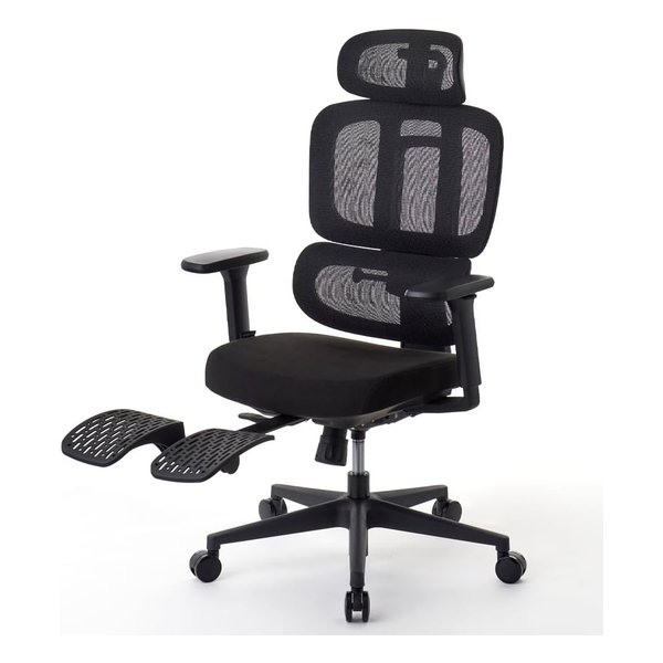 M6 ポリエステル ワークチェア ブラック RM6-BK