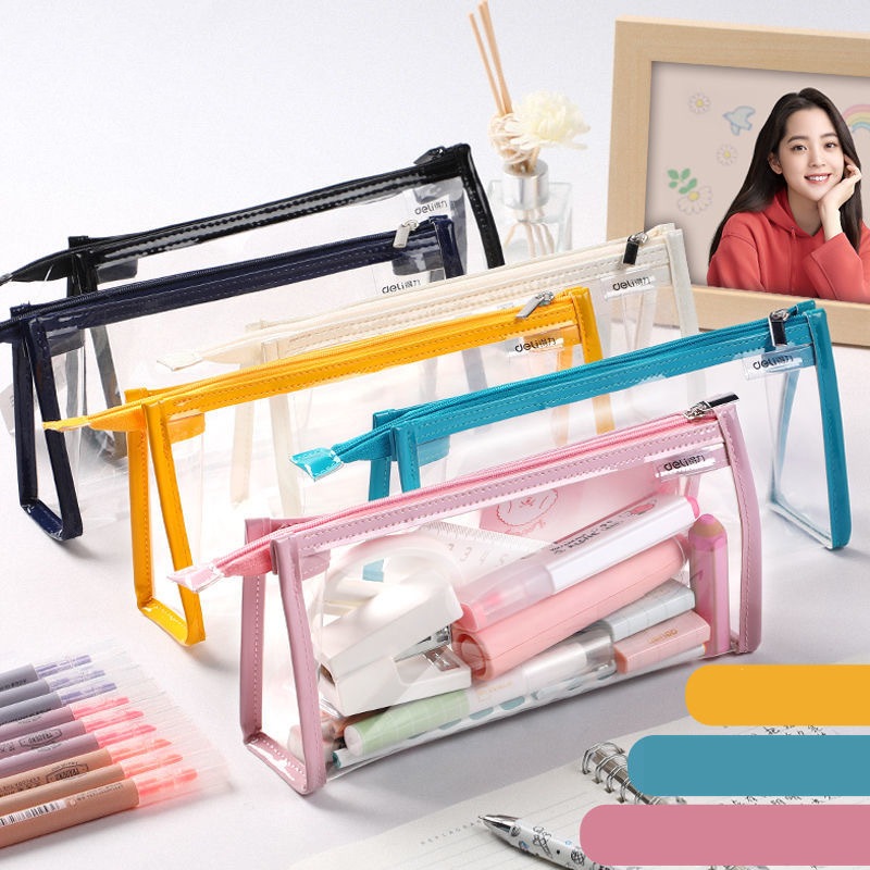 新品入荷クリアペンケース 透明 大容量 ペンケース ペンホルダー おしゃれ 多機能 収納ボックス 防水素材 59 Off 試験専用 かわいい 塩の女の子 落下防止 爽やか シンプルins映え