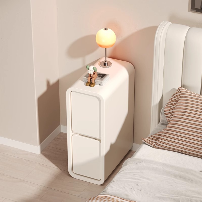 11 非常に狭いベッドサイドテーブルバタースタイル超狭い家庭用寝室シンプルモダンスリットスモールミニナローエッジソリッドウッド狭い 8,208円