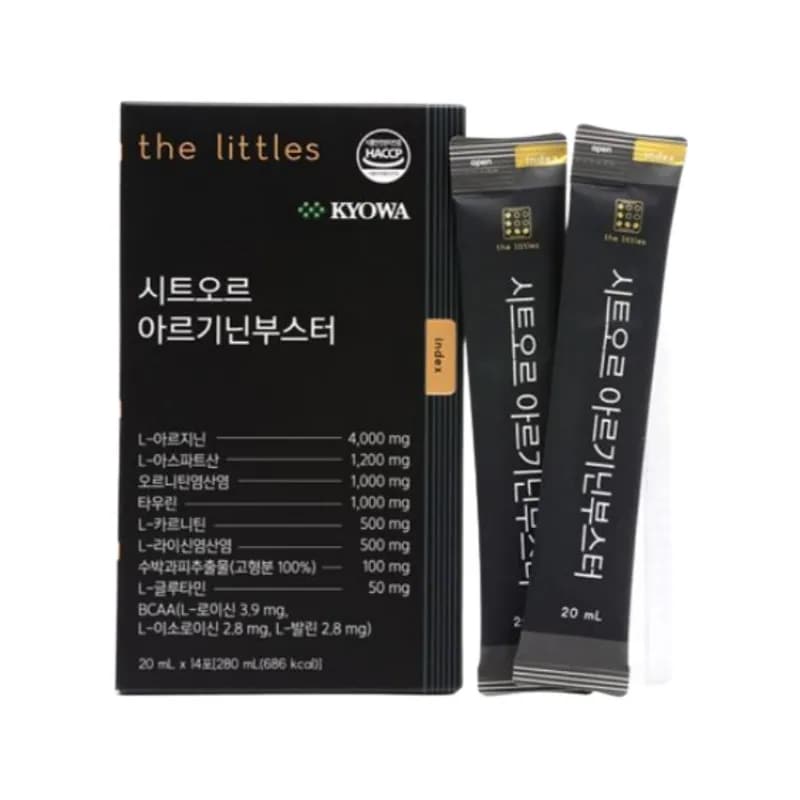 [ENHYPENソヌpick] the littles リトルズ シトオル アルギニン ブースター ライシン オルニチン L アルギニン 4000mg 14包1個韓国食品 韓国健康機能食品 アルギニ