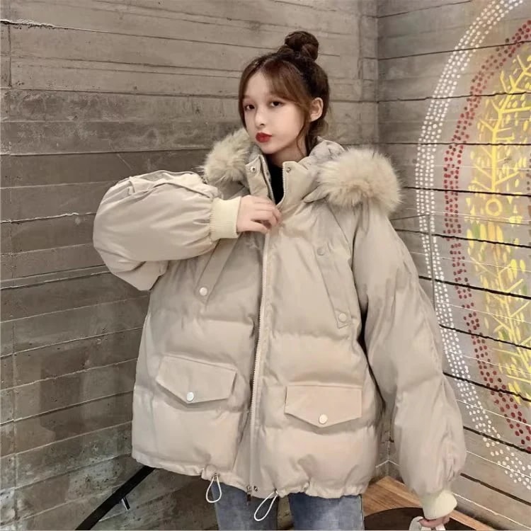 レディース ダウンジャケット ニッチ 新作 おしゃれ トレンディ 冬季 厚手 2025年 人気沸騰 女神テイスト レディース 爆売れ プチサイズ 綿入れ