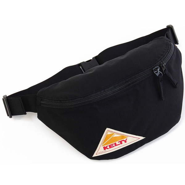 KELTY ケルティ バッグ ナイロン ボディバッグ SLIM FANNY 32592487-BLACK ショルダーバッグ「RS2309」
